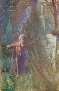 チャールズディケンズのクリスマスキャロルのイラスト 作： Harold Copping